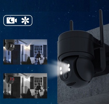 СОЛНЕЧНАЯ WIFI КАМЕРА 4MPX УМНАЯ НАРУЖНАЯ ВРАЩАЮЩАЯСЯ IP БЕСПРОВОДНАЯ СИГНАЛИЗАЦИЯ