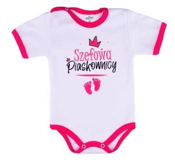 Body krótki rękaw SZEFOWA PIASKOWNICY - r. 86