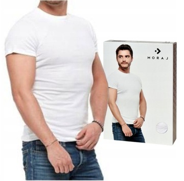 PODKOSZULKA KOSZULKA MĘSKA 100% BAWEŁNA MORAJ XL