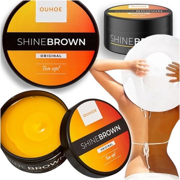 KREM do opalania przyspieszający opalanie SHINE BROWN OUHOE 100 g