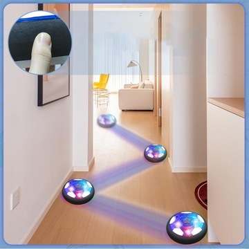 НАБОР ДЕТСКИХ ХОККЕЙНЫХ МЯЧОВ HOVER BALL LED +2* биты