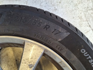 TOYOTA AVENSIS III T27 ЛИФТ 11-13 ДИСКИ + ШИНЫ 215/55 R17