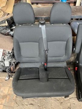 Fotel pasażera podwójny do Renault Trafic III 17r