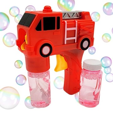 BAŃKI PISTOLET STRAŻ POŻARNA 2 PŁYNY WÓZ STRAŻACKI