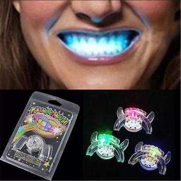 СВЕТЯЩИЕСЯ ЗУБЫ RGB СВЕТЯЩАЯСЯ ЗУБНАЯ КРЫШКА LED ХЭЛЛОУИН ИСКУССТВЕННЫЙ