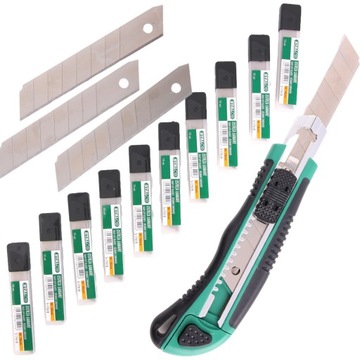 НОЖ И 100 ЛОМАЮЩИХСЯ ЛЕЗВИЙ ДЛЯ КАРТОННЫХ ОБОЕВ НОЖ С ЛОМАЮЩИМСЯ ЛЕЗВИЕМ своими руками 18 мм