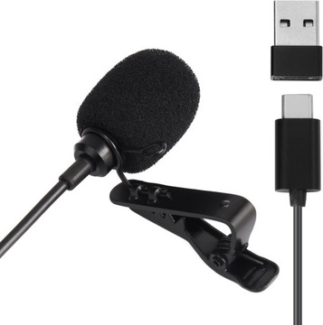 Mikrofon krawatowy dookólny USB C Daffodil MCP150