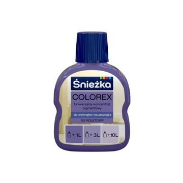 PIGMENT DO FARB 53-fioletowy 100ml ŚNIEŻKA Colorex