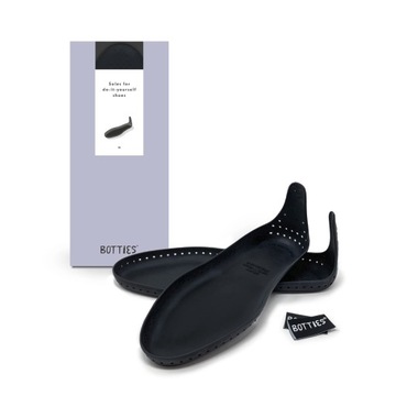 BOTTIES PODESZWY - CZARNE DODATKI