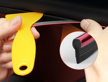 НАБОР декоративных накладок для ИНТЕРЬЕРА АВТОМОБИЛЯ RED