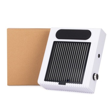 MOCNY POCHŁANIACZ PYŁU KASETOWY 80W filtr bezworkowy do manicure paznokci