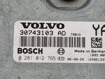 JEDNOTKA MOTORU VOLVO V50 C70 V70 S80 XC60 2.4 D5