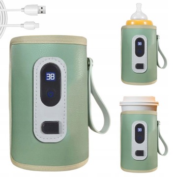 Przenośny podgrzewacz do butelek elektryczny USB PREZENT ŚWIĄTECZNY