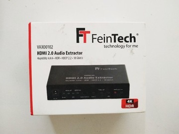 АУДИОЭКСТРАКТОР HDMI FEINTECH 2.0 ARC HDR 4K