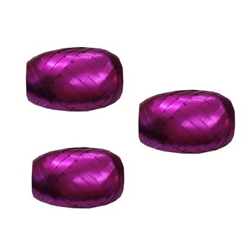 Tasiemka wstążka metalizowana 3x10m 0,5cm W44 Różo