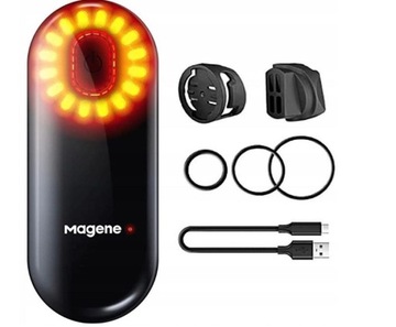 Lampka lampa rowerowa tylna z Magene L508 z Radarem USB C Bluetooth / ANT+