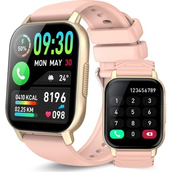 CZARNY INTELIGENTNY ZEGAREK SMARTWATCH ANDOIRD IOS WEURGHY