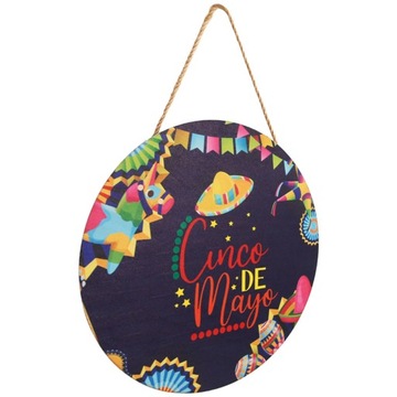 MEKSYKAŃSKIE DREWNIANE WISZĄCE EMBLEMATY DECORACIONES