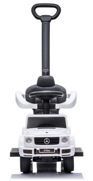 Детские ходунки-коляска Mercedes Benz G Class с белой толкачкой