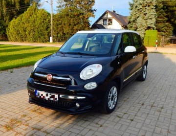 Fiat 500L Hatchback 5d Seria 5 1.6 MultiJet II 120KM 2018 Fiat 500L '18 polift 1.6M-Jet 120KM bogata wersja szklany dach bezwypadkowy, zdjęcie 1