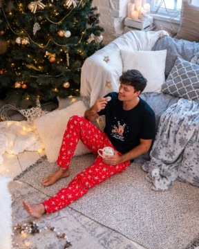 МУЖСКАЯ РОЖДЕСТВЕНСКАЯ ПИЖАМА SENSIS RUDOLFO [L]