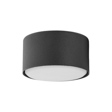 Plafon lampa do salonu DALLAS GX53 10W LED wys. 7,5cm | czarny