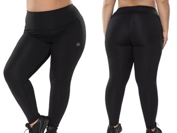 DAMSKIE LEGGINSY SPORTOWE FITNESS PLUS SIZE