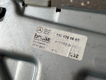 MECHANIZMUS OKNO PRAVÝ ZADNÍ MERCEDES W207 CABRIO