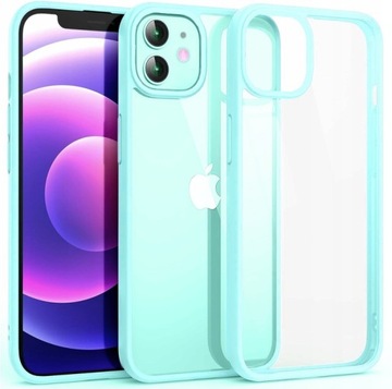 ETUI CASE PRZEŹROCZYSTE IPHONE 12 / 12 PRO - MINT