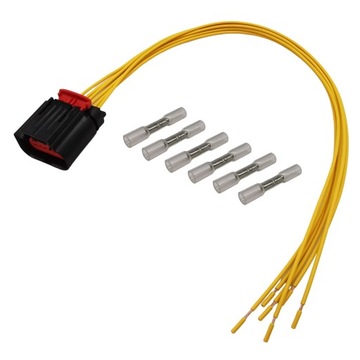 РЕМКОМПЛЕКТ ЖГУТА ПРОВОДОВ РАСХОДОМЕРА, РАЗЪЕМ 6P