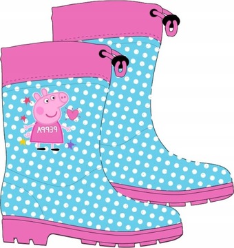 KALOSZE ŚWINKA PEPPA GUMOWCE CUDNE BROKAT 31/32