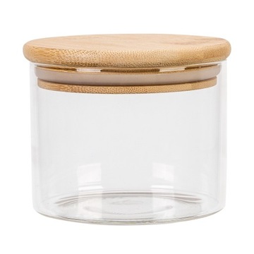 КОНТЕЙНЕР БАНКА СТЕКЛЯННАЯ БАНКА ДЛЯ СПЕЦИЙ ПИЩЕВАЯ СОЛЬ САХАРНИК - 390 мл