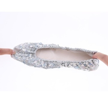 Женские туфли для танца живота с пайетками, 4 размера,