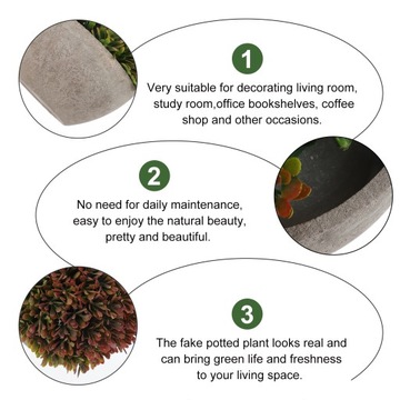 Небольшой искусственный мини-цветок бонсай для искусственного горшка.