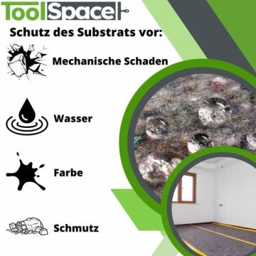 ЗАЩИТНЫЙ КОВРИК ДЛЯ ПОКРАСКИ ВОЙЛОК С ФОЛЬГОЙ 1х25мб STRONG!