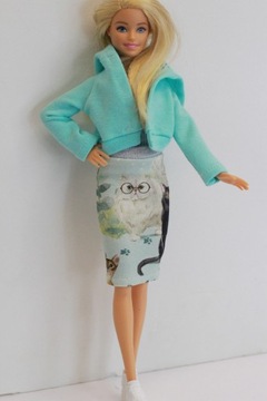 ОДЕЖДА ДЛЯ КУКЛЫ, комплект одежды-толстовка с котенком