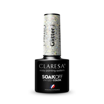 CLARESA Soak Off UV/LED lakier hybrydowy 1 5g