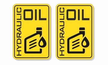 PŁYN HYDRAULICZNY oznaczenie HYDRAULIC OIL nakepka