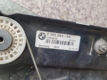 BMW 1 E88 CABRIO MECHANIZMUS OKNO LEVÝ ZADNÍ 7165594