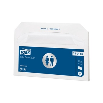 Tork 750160 - Higieniczne nakładki sedesowe, V1, białe