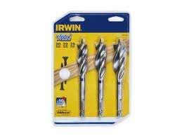 ZESTAW WIERTEŁ DO DREWNA 3szt 20-25mm ŚWIDRY IRWIN