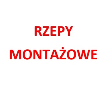 Rzepy montażowe z taśmą