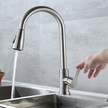 Смеситель для кухни в стиле C с горячей и холодной водой, выдвижной k