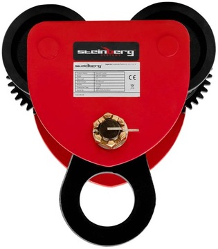 Wózek suwnicowy belkowy ręczny podwieszany z łańcuchem 60-110 mm 3000 kg