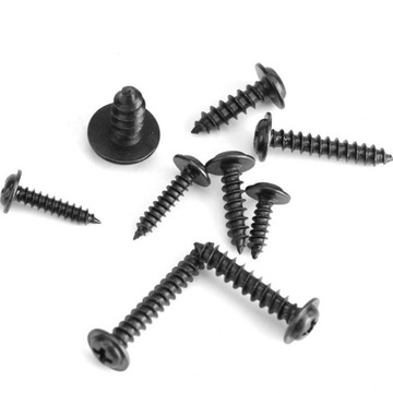 ЧЕРНЫЕ САМОРОНЫ ВИНТЫ С КРУГЛОЙ ГОЛОВКОЙ
