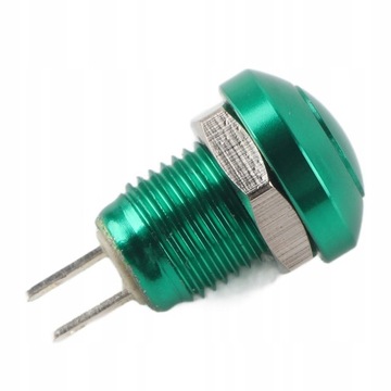 1A 24V 8MM PRZYCISK WŁĄCZNIK CHWILOWY ZIELONY