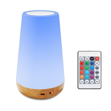 RGB LED СЕНСОРНЫЙ НОЧНИК С ДИСТАНЦИОННЫМ ДАТЧИКОМ