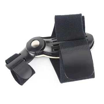 Prostownica Big Toe Splint Regulowana Metalowa Czarna