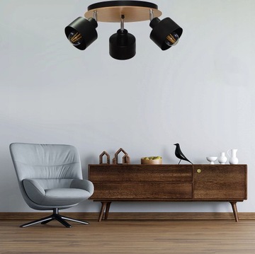 ЛЮСТРА ПОТОЛОЧНАЯ СВЕТИЛЬНИК 003-SKL LOFT LED E27 ГОСТИНАЯ КУХНЯ