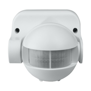PIR датчик движения, IP44, белый